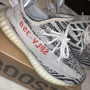 YEEZY BOOST 350 V2 ( ZEBRAS / WHITE, BLACK, RED )
